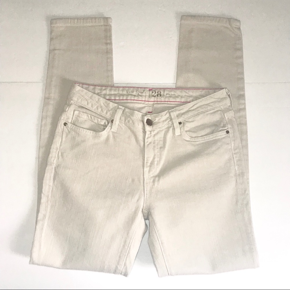Kate Spade Broome Street summer off-White jeans